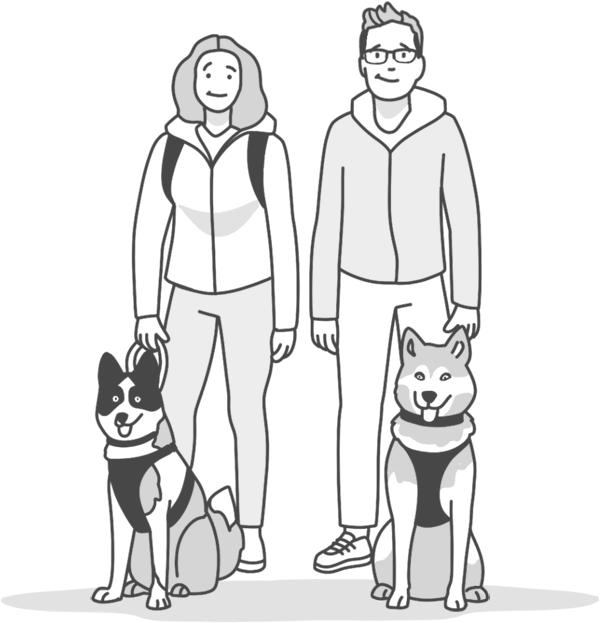 An illustration of The Vissers family